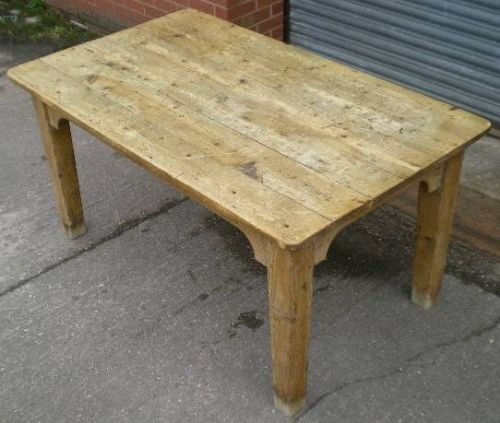 Antique Pine Kitchen Table